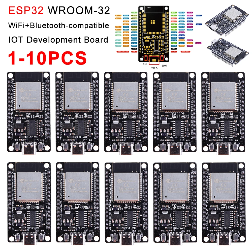 Esp32 Wifi Bluetooth Module - Placa de Desenvolvimento ESP32 (1-10 Peças)