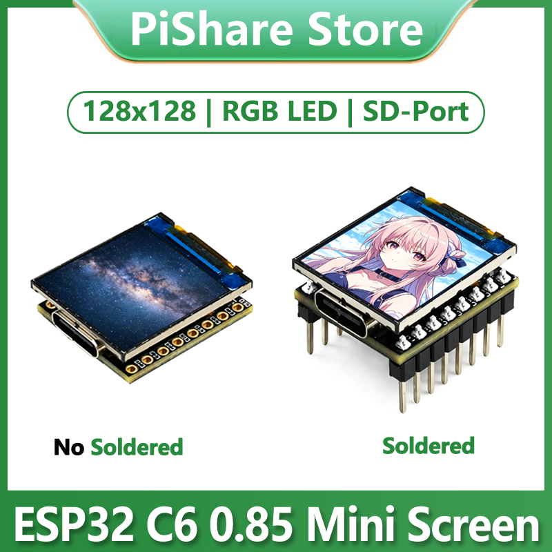 Esp32 C6 - Placa de Desenvolvimento ESP32-C6 com Display