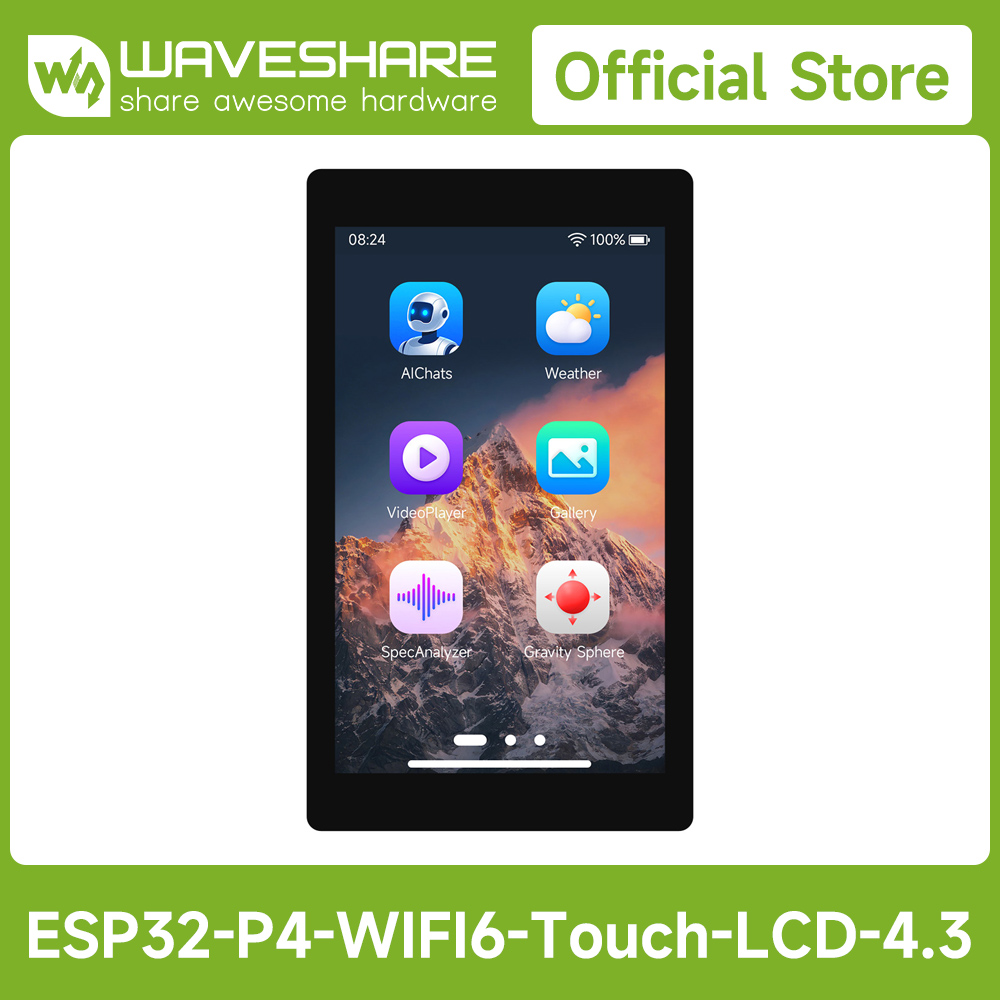 Esp32 Development Board - Placa de Desenvolvimento Waveshare ESP32-P4-WIFI6 de
