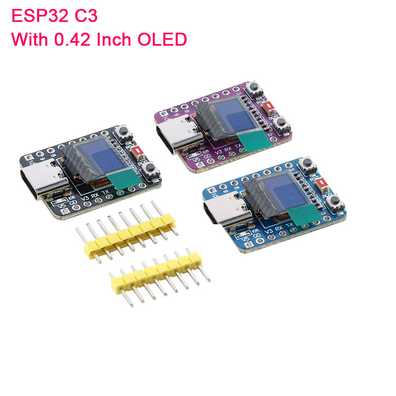 Esp32 C3 - ESP32-C3 Tela OLED de 0,42 polegadas