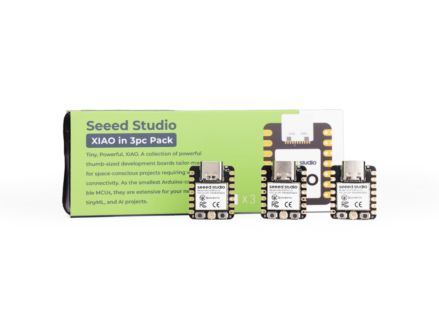 3 PCS Pacote XIAO ESP32C3 Mini - Espressif Esp32 avaliação e preço