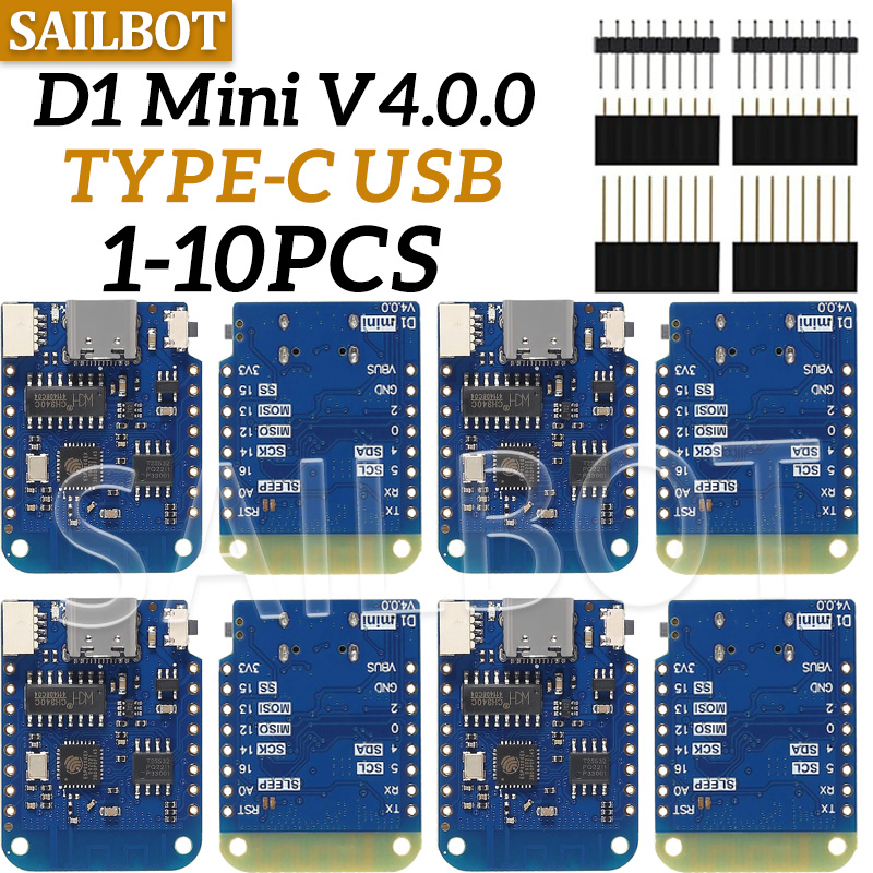 1-10 pces wemos d1 mini esp826 - Esp8266 Nodemcu avaliação e preço