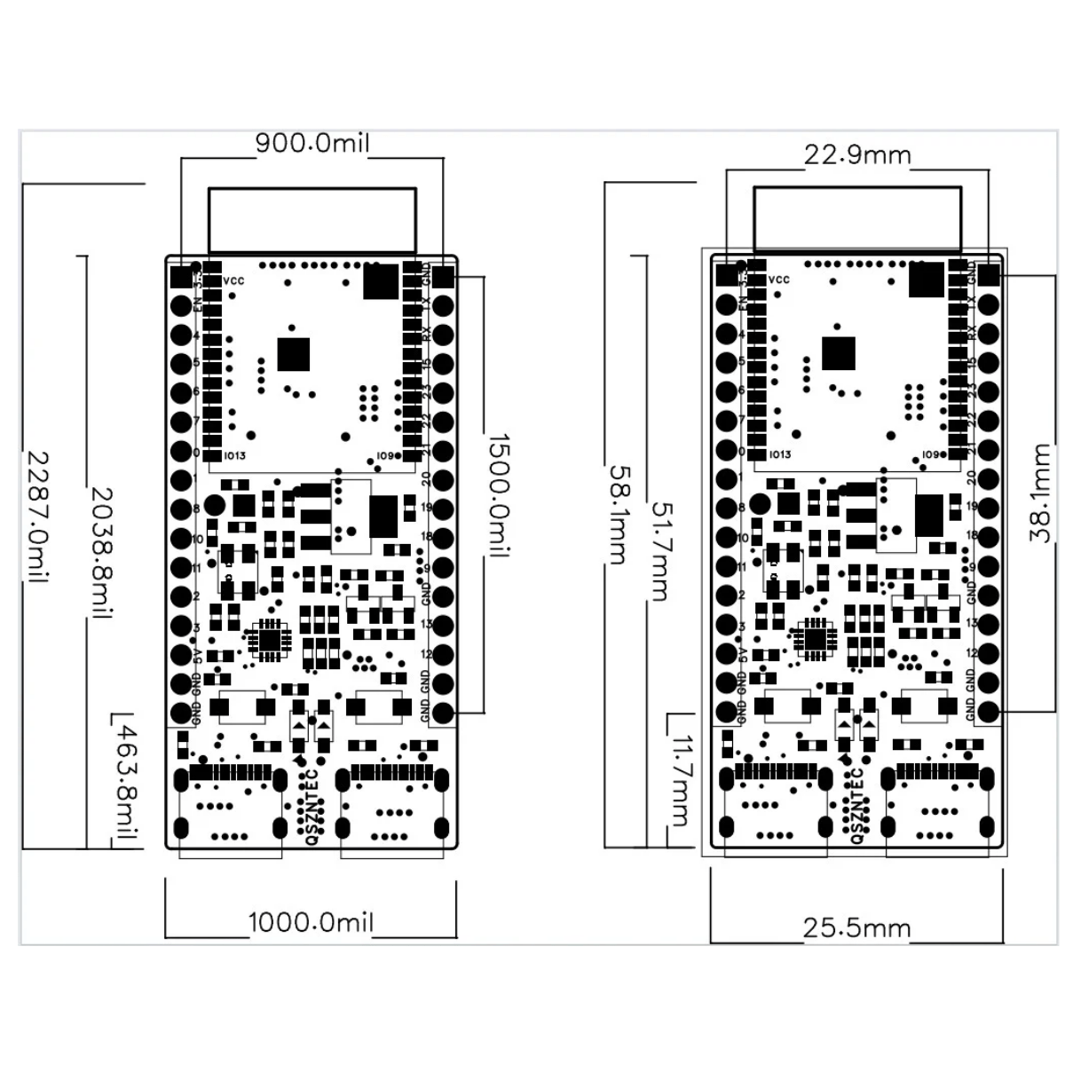 ESP32-C6-DevKitC-1 ESP32-C6 Co - Esp32 S2 avaliação e preço