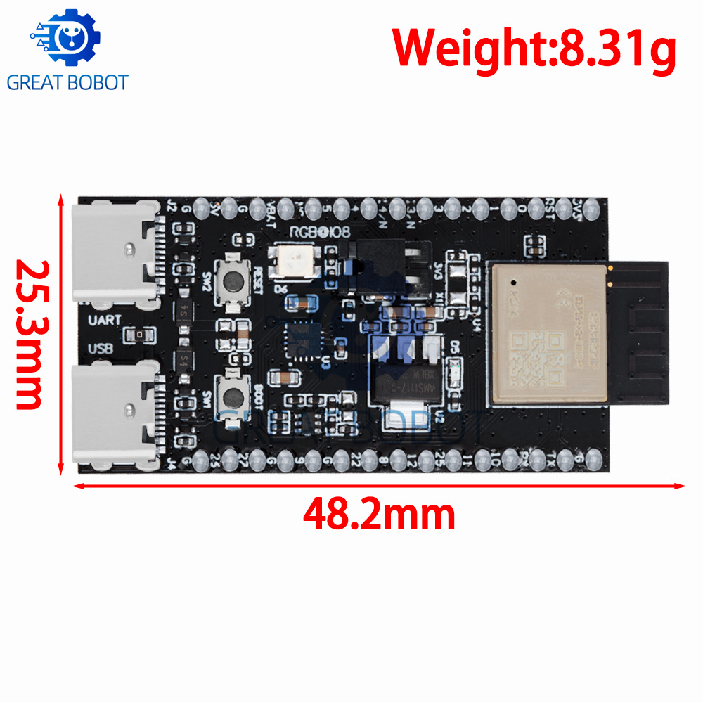 1 ~ 10PCS ESP32-H2-DevKitM WiF - Esp32 H2 avaliação e preço